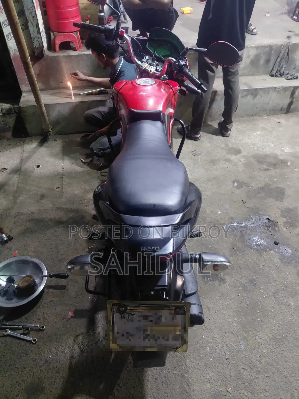 হিরো প্যাশন এক্সপ্রো ড্রাম ২০১৭ রেড