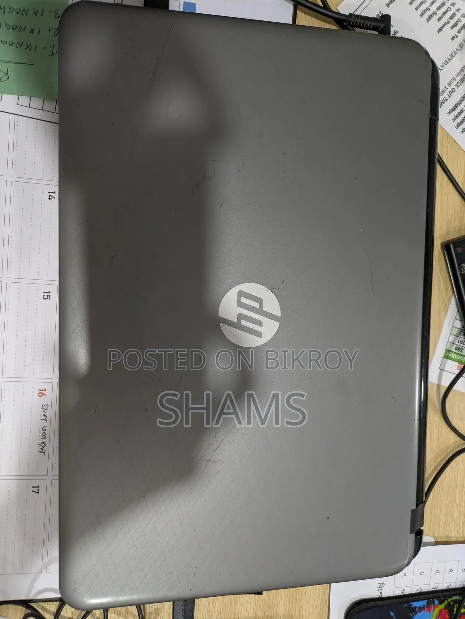 ল্যাপটপ HP 15-ra003nia 4GB ইন্টেল কোর i3 HDD 500GB
