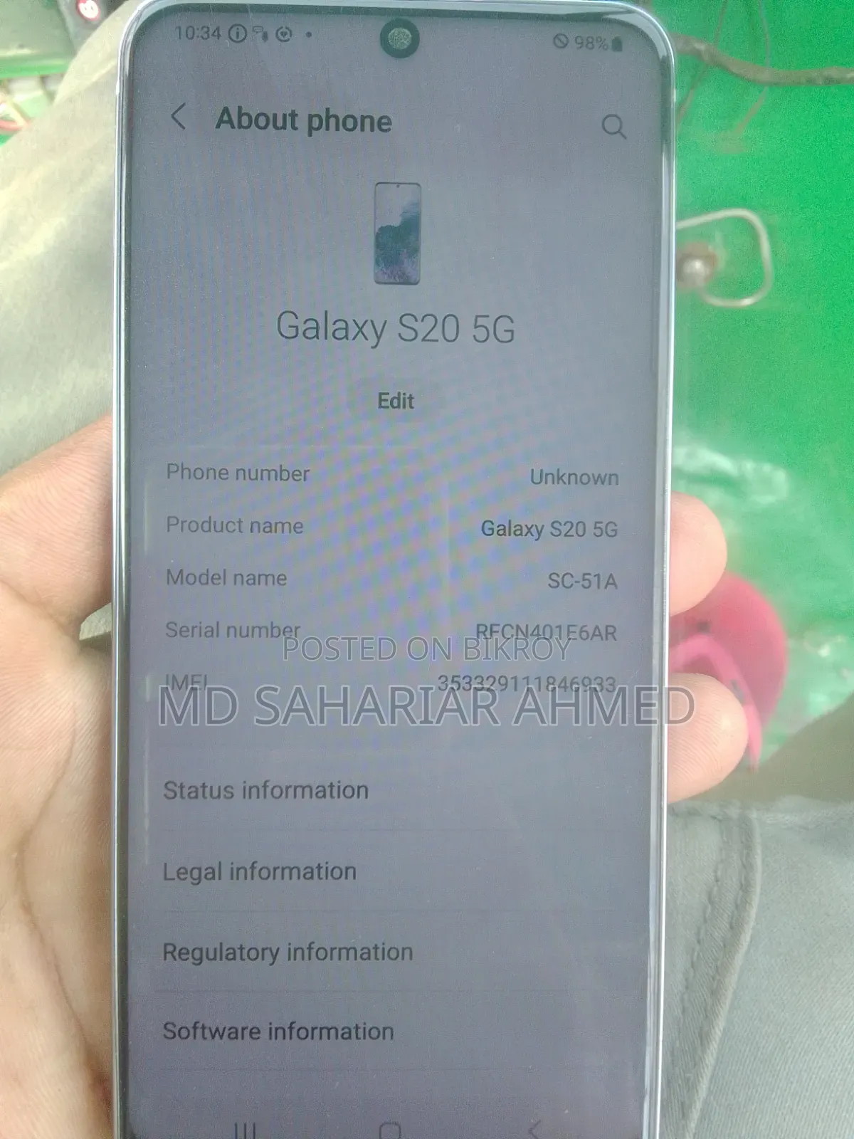 Samsung Galaxy S20 128 GB