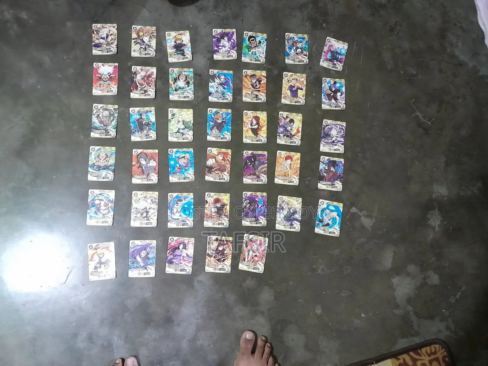 40 Pcs Naruto Anime Trading Card Collection