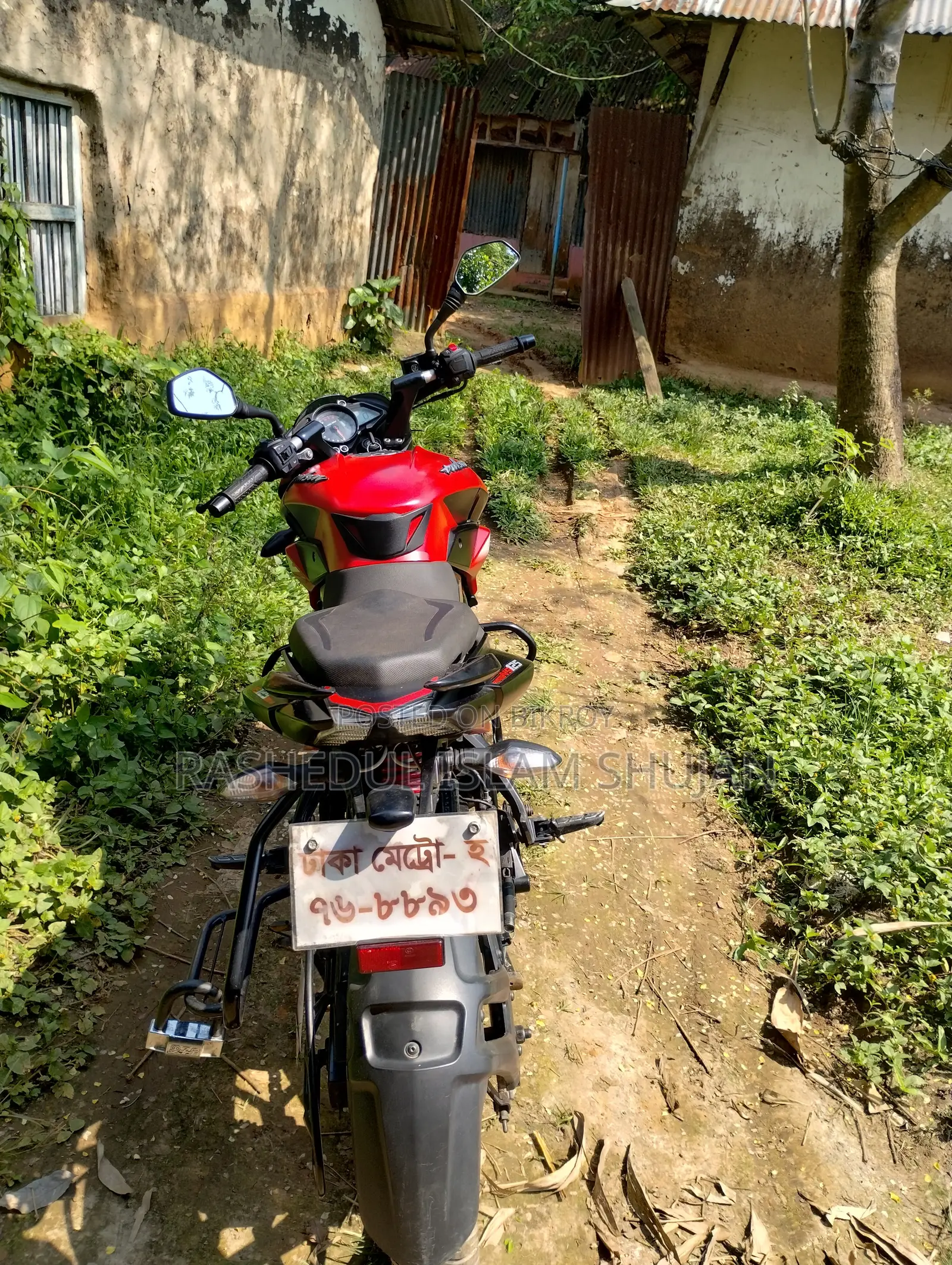 বাজাজ পালসার এনএস১২৫ ২০২৫ লাল