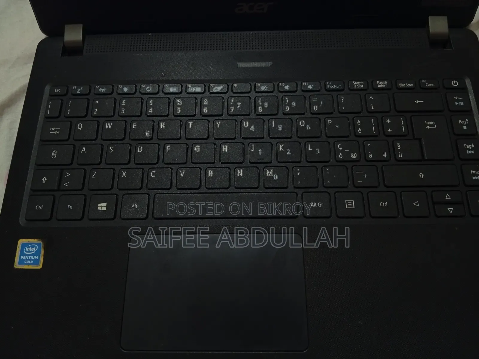 Laptop Acer TravelMate P2 14 4GB Intel Pentium SSD 128GB
