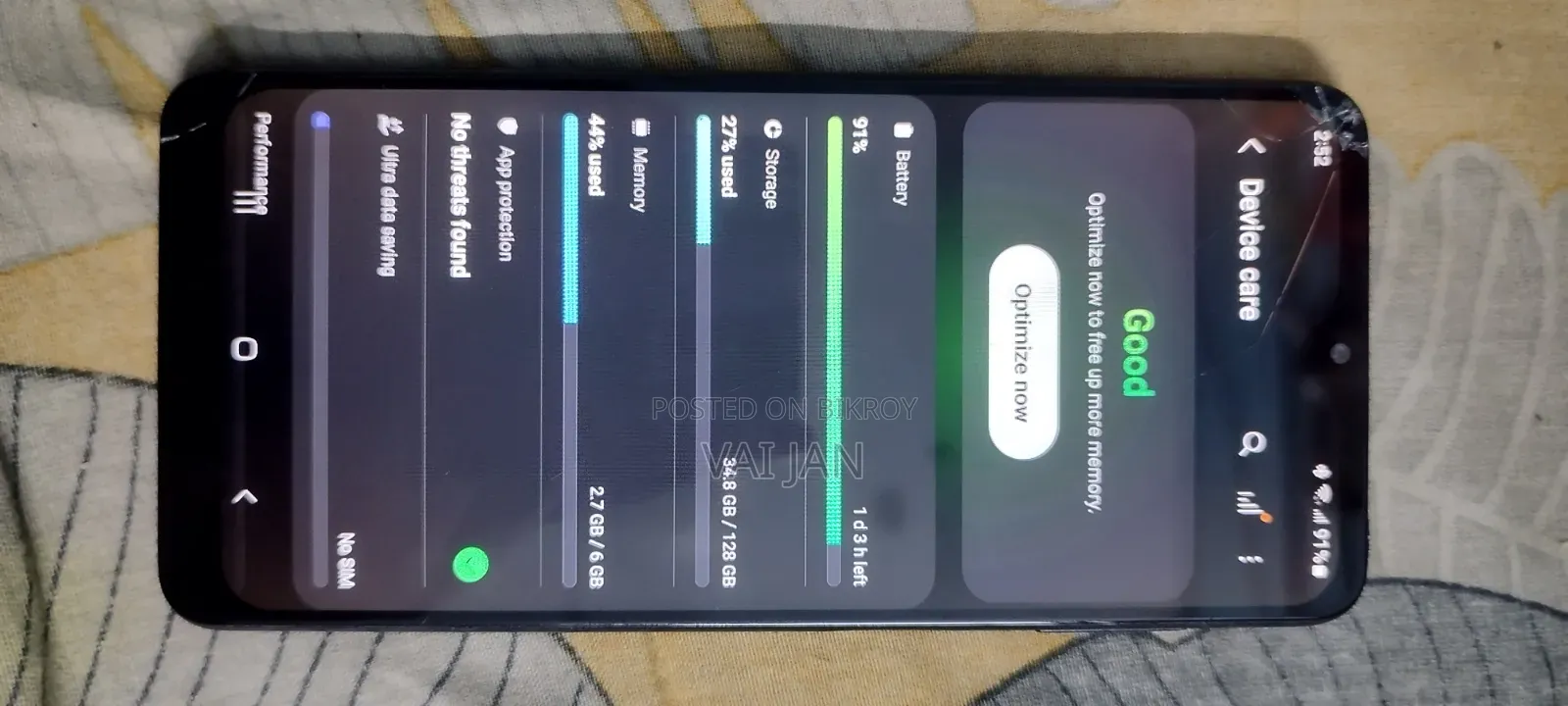 Samsung Galaxy A22 128 GB Black