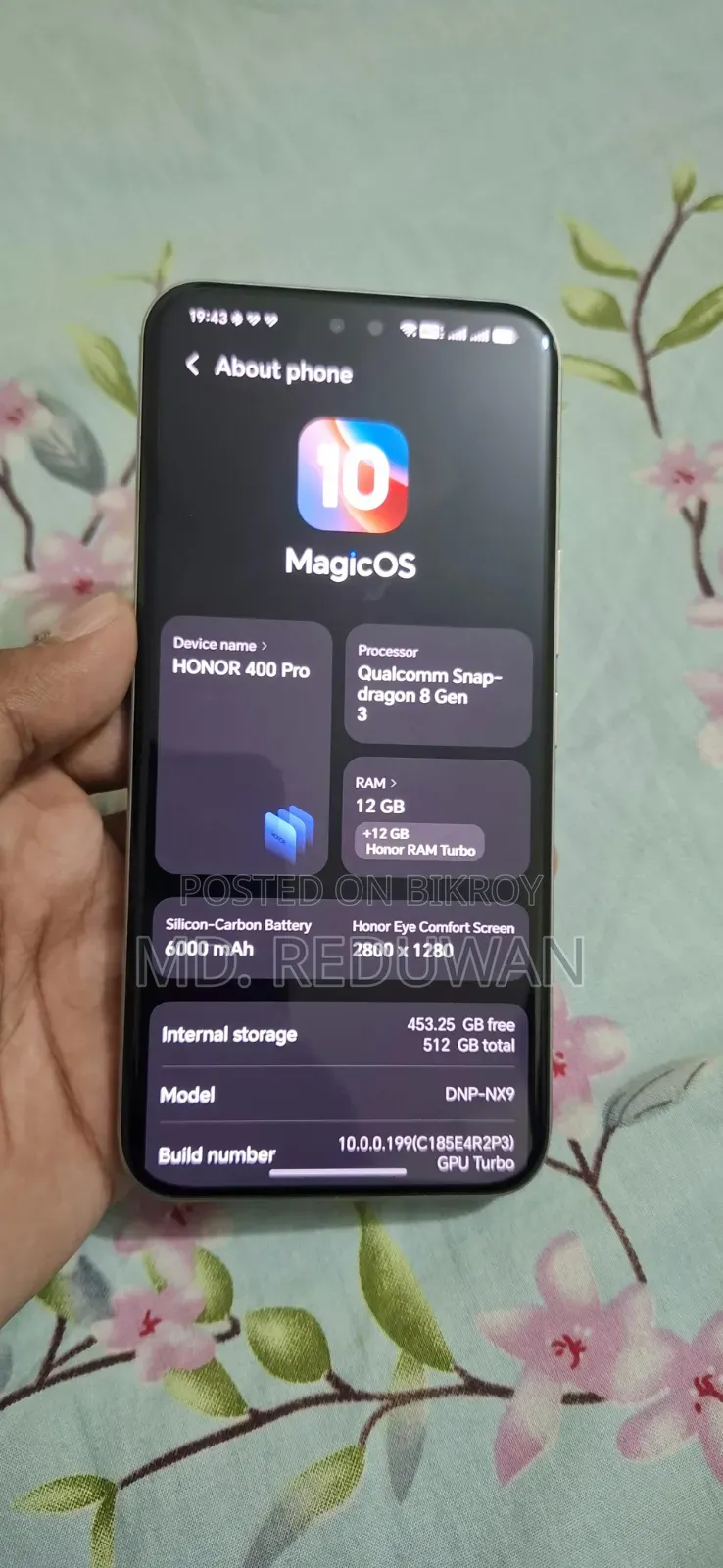 Honor 400 Pro 512 GB Silver