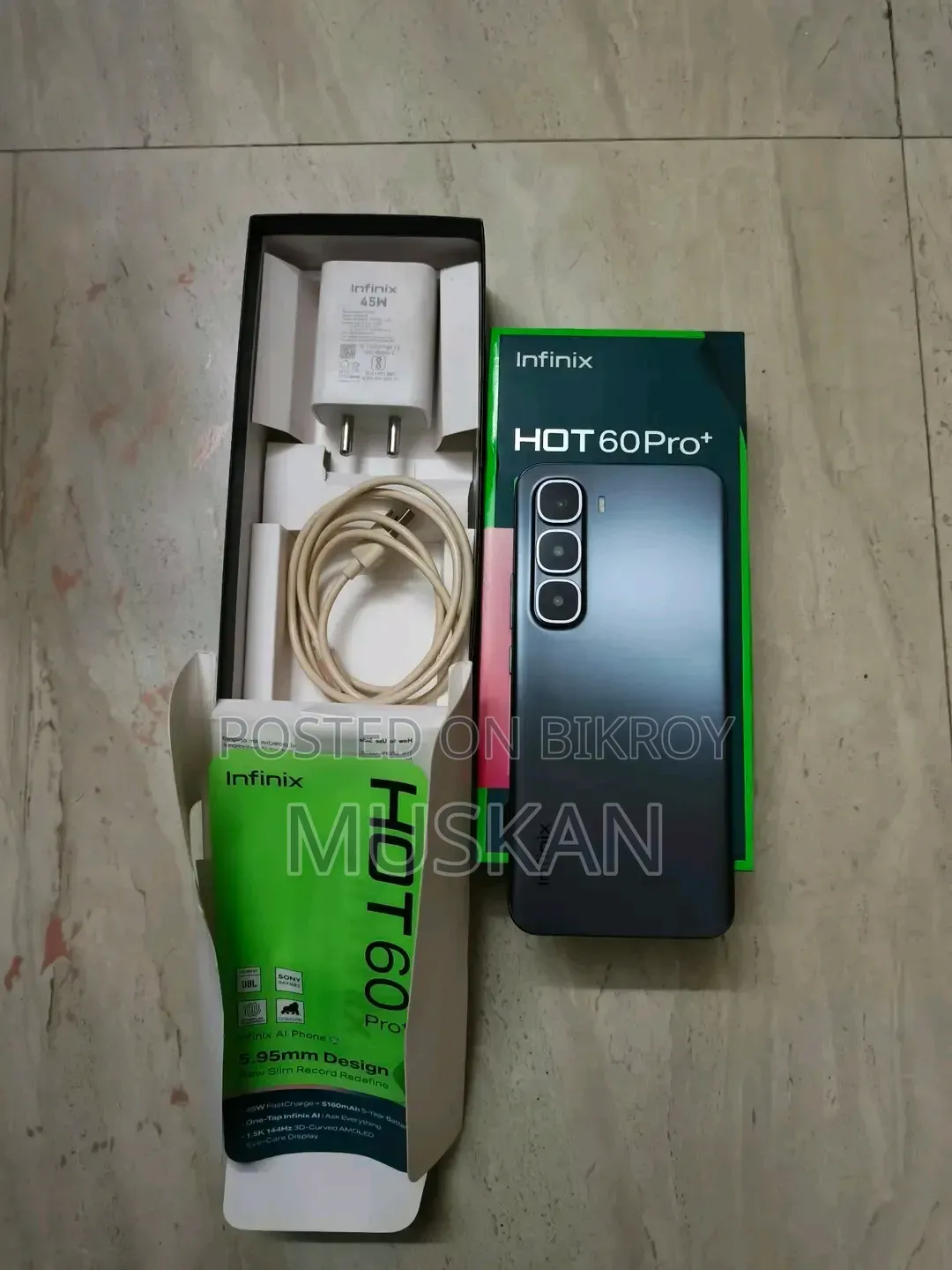 Infinix Hot 60 Pro+ 256 GB Black
