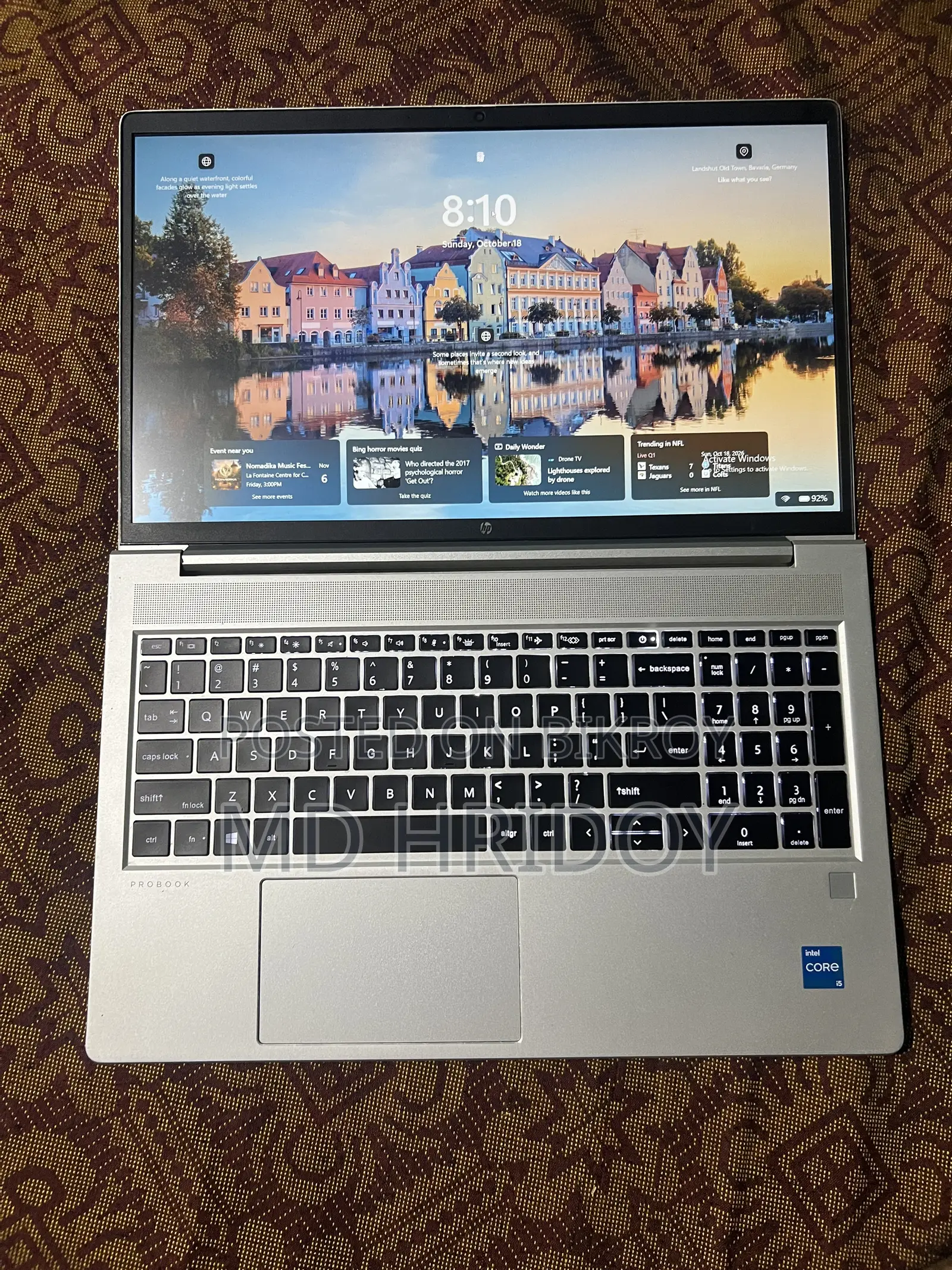 Laptop HP ProBook 450 G8 8GB Intel Core i5 SSD 512GB