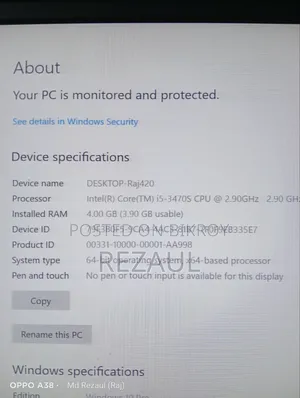 Desktop Computer HP 4GB Intel Core i5 HDD+SSD 1T