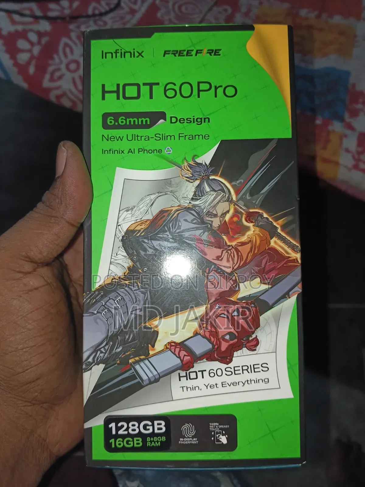 New Infinix Hot 60 Pro 128 GB Black