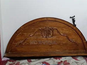 অরিজিনাল সেগুন কাঠের ডাবল বক্স খাট কিন্তু(৫ ফিট *৭ ফিট) মিরপুর ৬০ ফিট