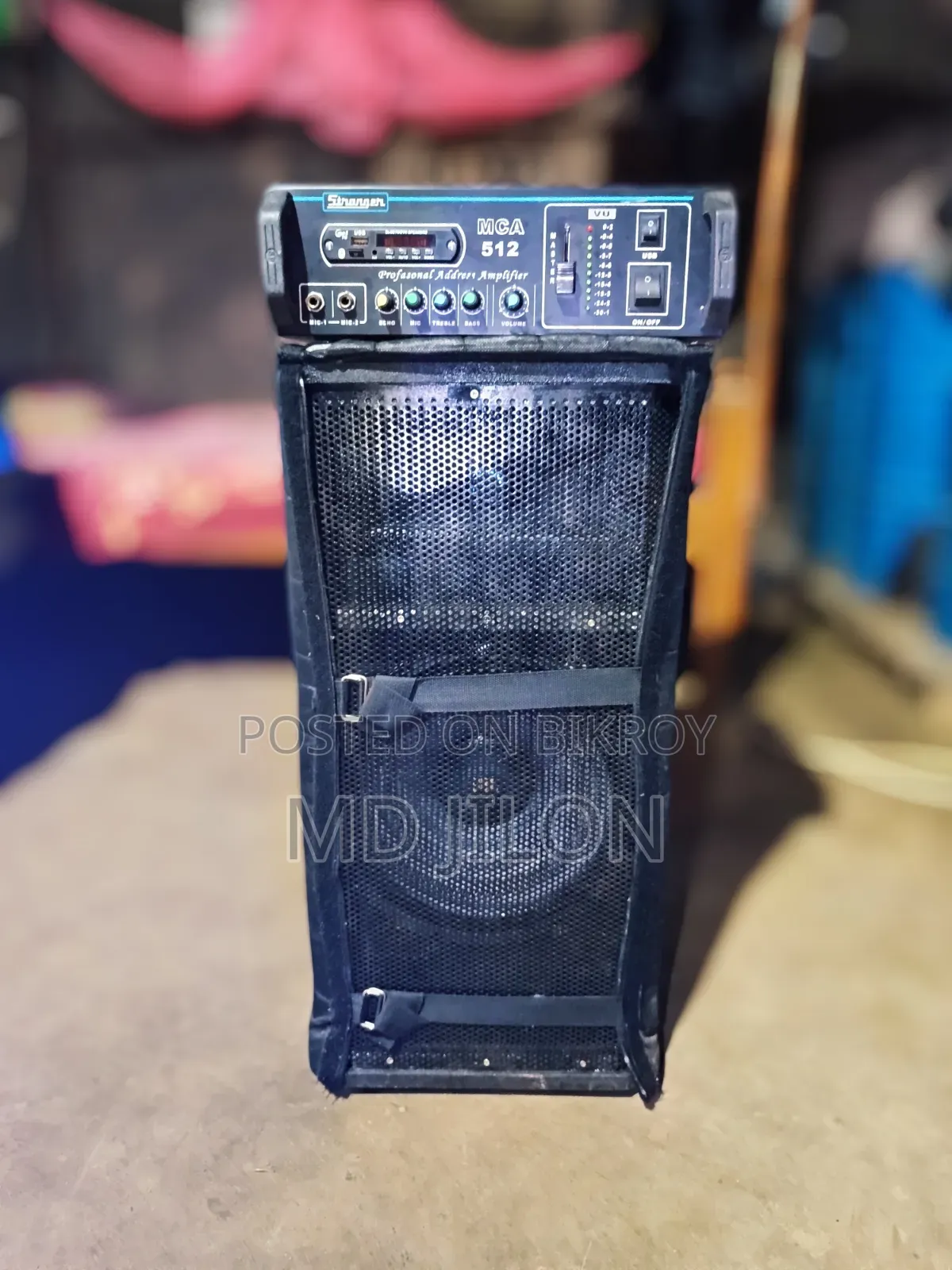 12" Speaker With Amplifier