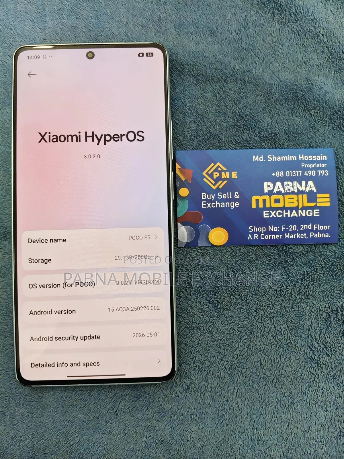 Xiaomi Poco F5 256 GB Bronze
