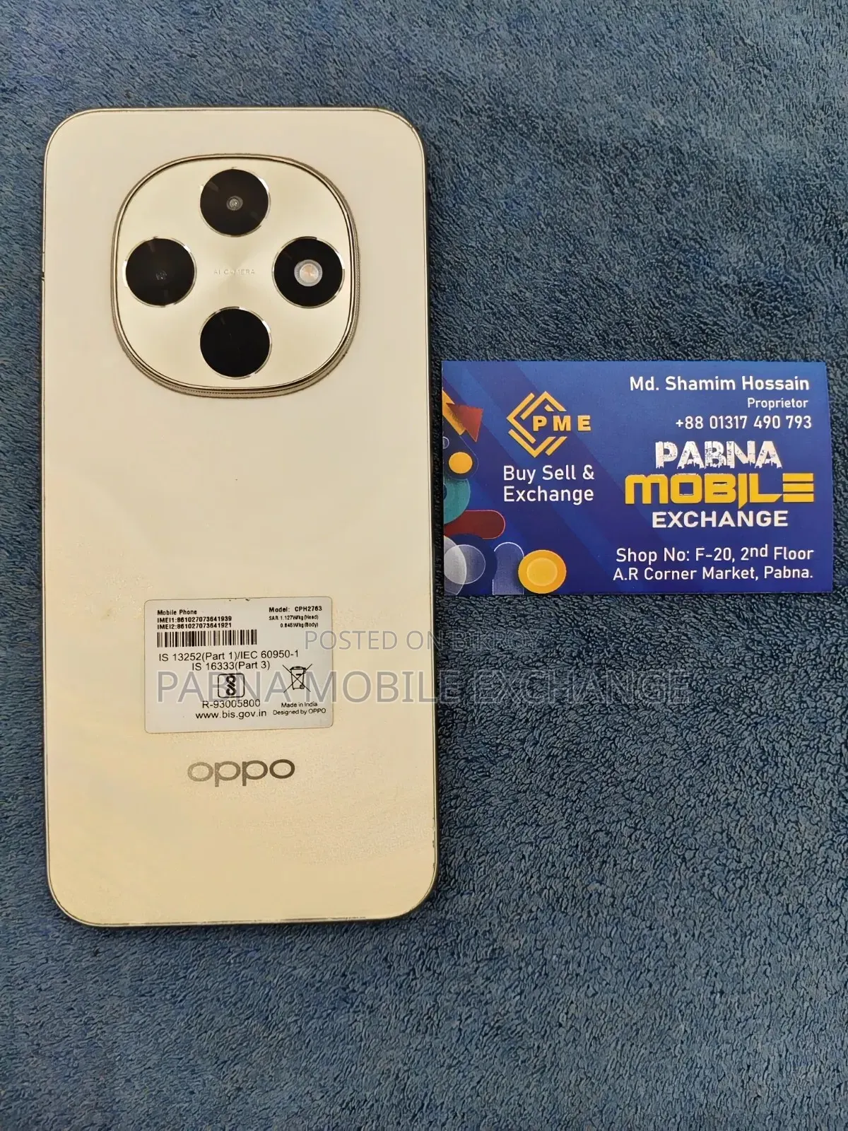 Oppo F31 Pro 5G 128 GB Gold