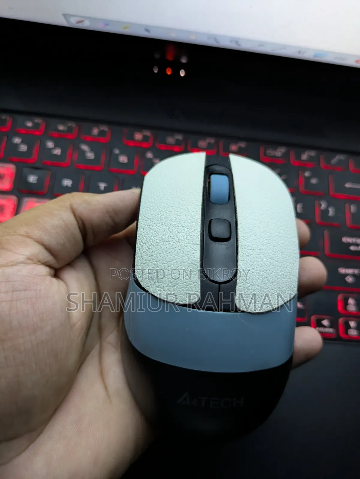 A4Tech FSTYLER FB10CS মাল্টিমোড ওয়্যারলেস মাউস + ব্লুটুথ।