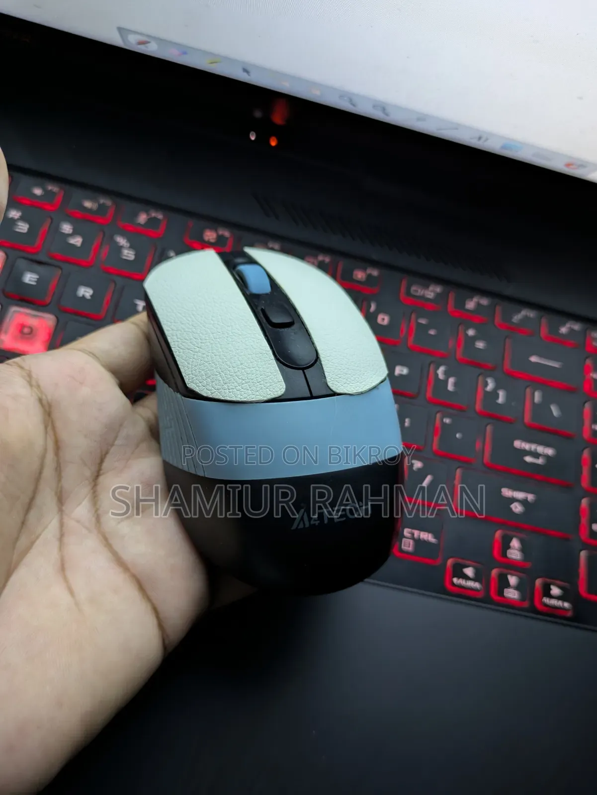 A4Tech FSTYLER FB10CS মাল্টিমোড ওয়্যারলেস মাউস + ব্লুটুথ।