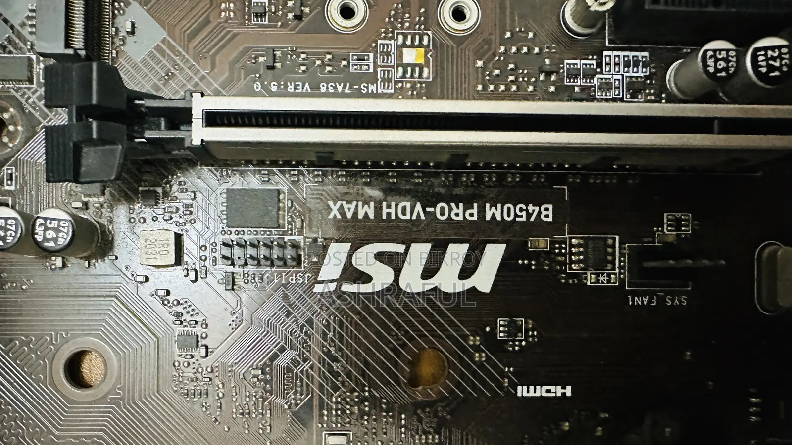 📢 মাদারবোর্ড বিক্রি হবে — Msi B450m Pro-VDH Max