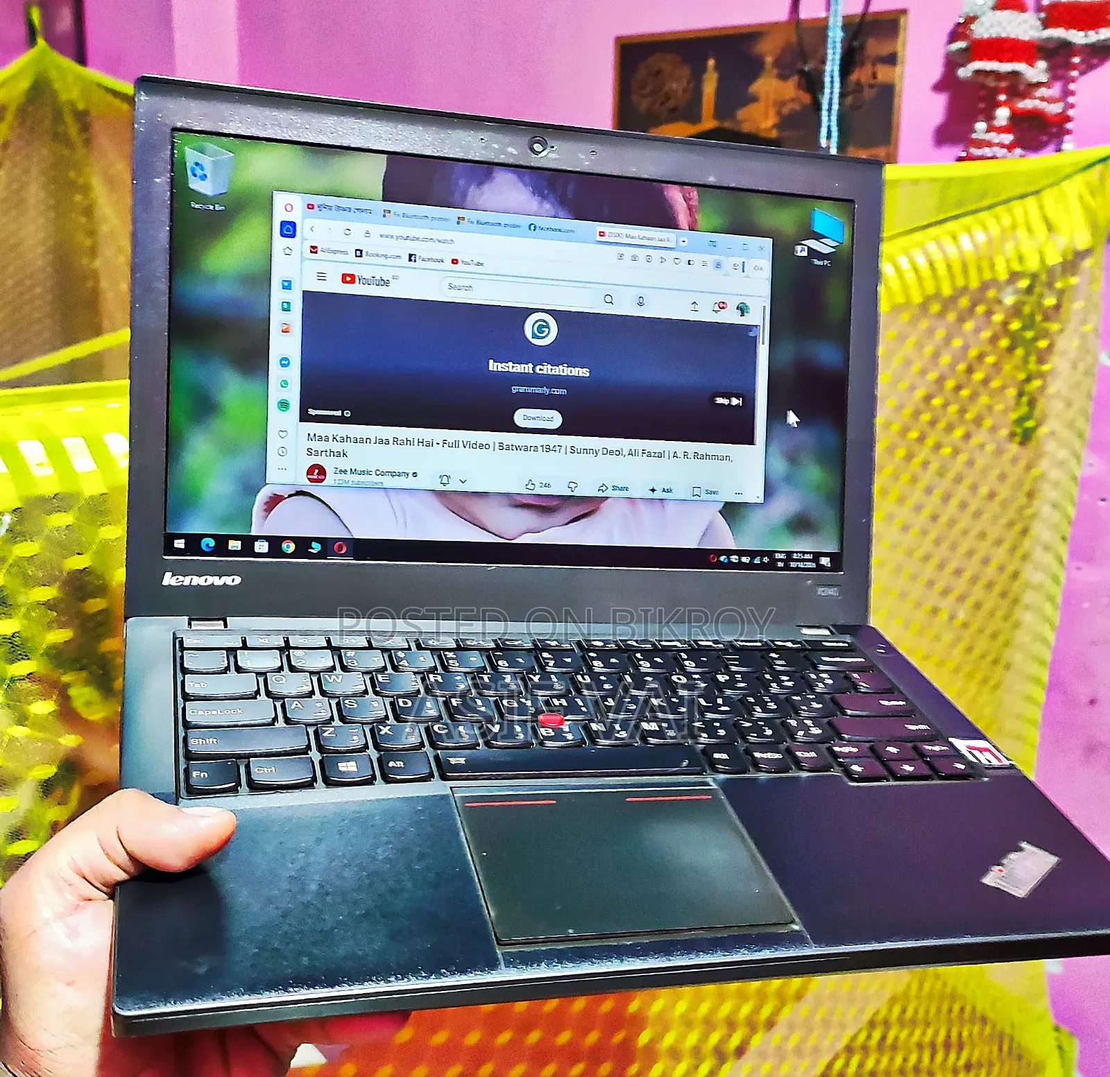 Laptop Lenovo ThinkPad X200 4GB Intel Core i5 SSD 128GB