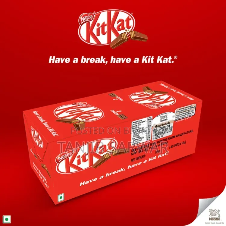 KitKat Chocolate WholeSale (11.9gm×42Piece)