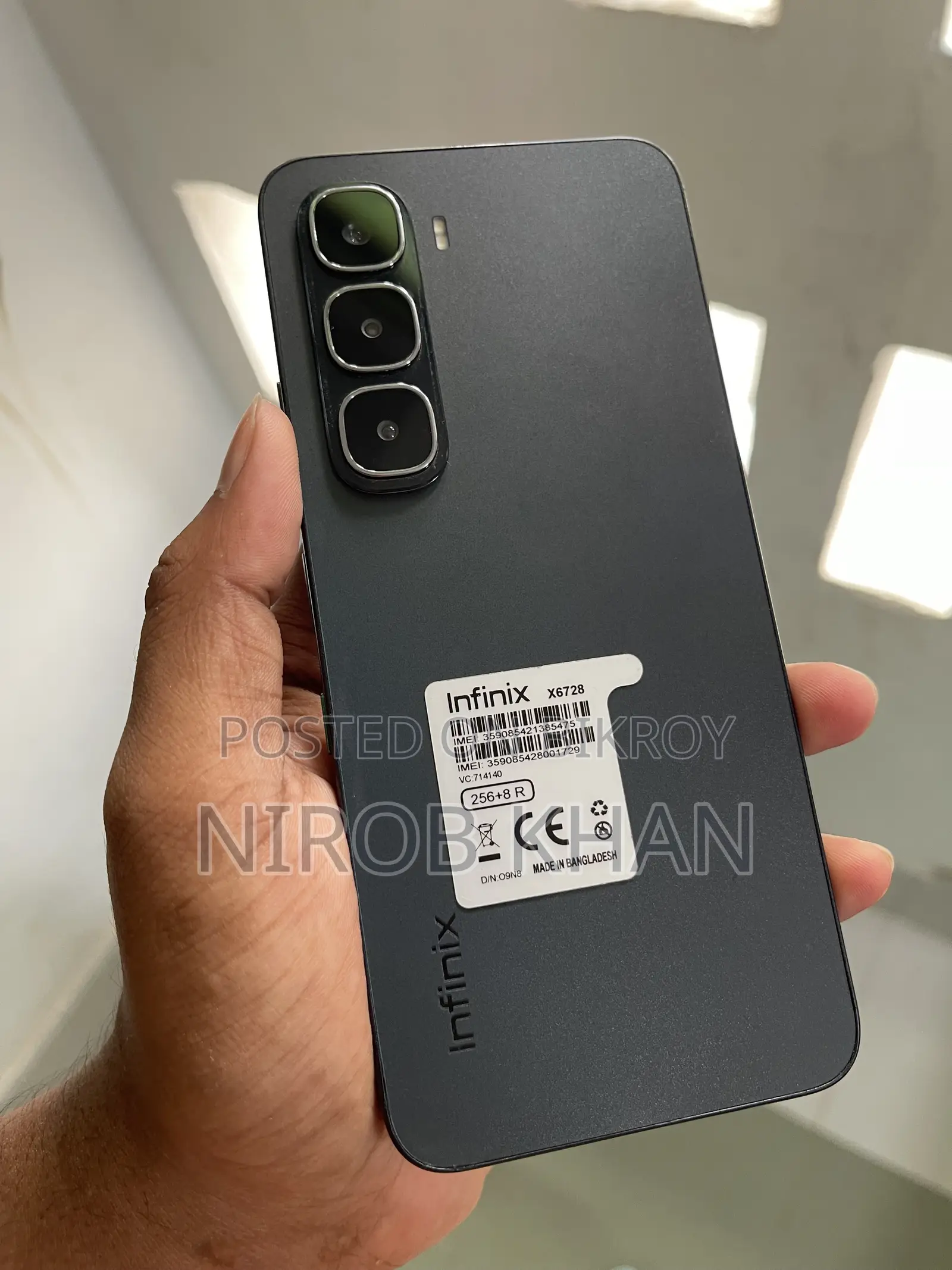 Infinix Hot 60i 256 GB Black