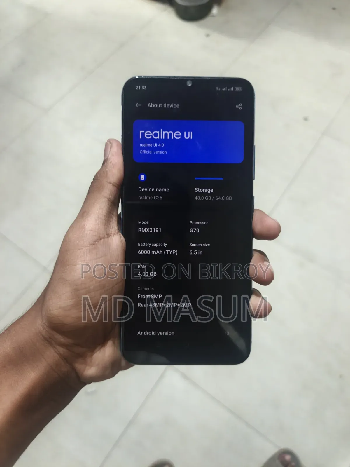 Realme C25s 64 GB Blue