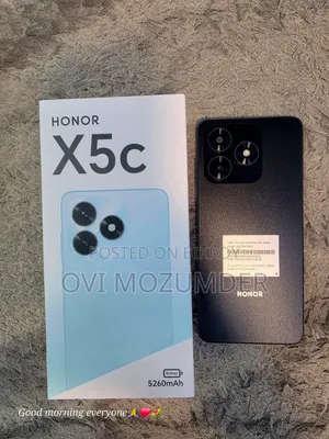 New Honor X5c Plus 128 GB Black