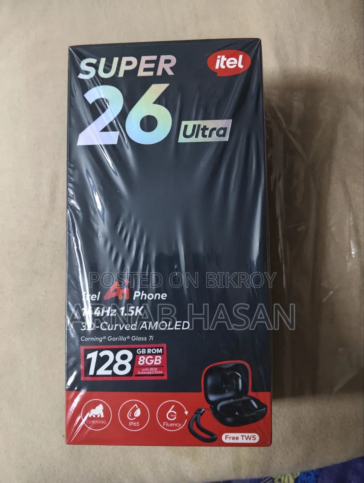 New Itel S26 Ultra 128 GB Blue