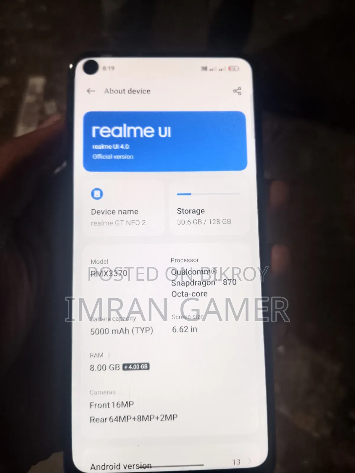 Realme GT Neo2 128 GB