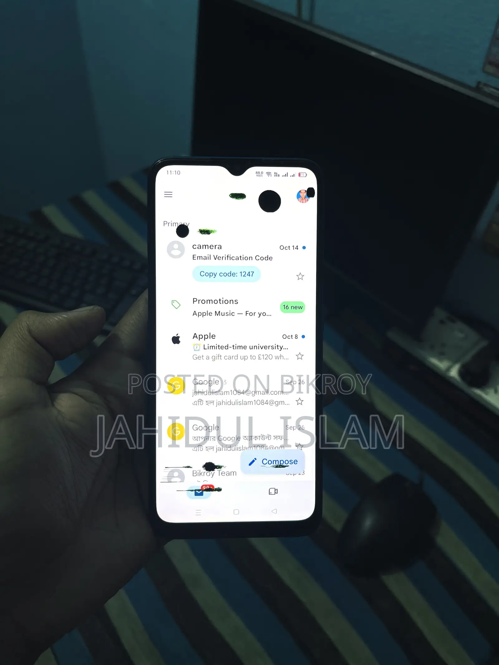 New Oppo A9 128 GB Blue