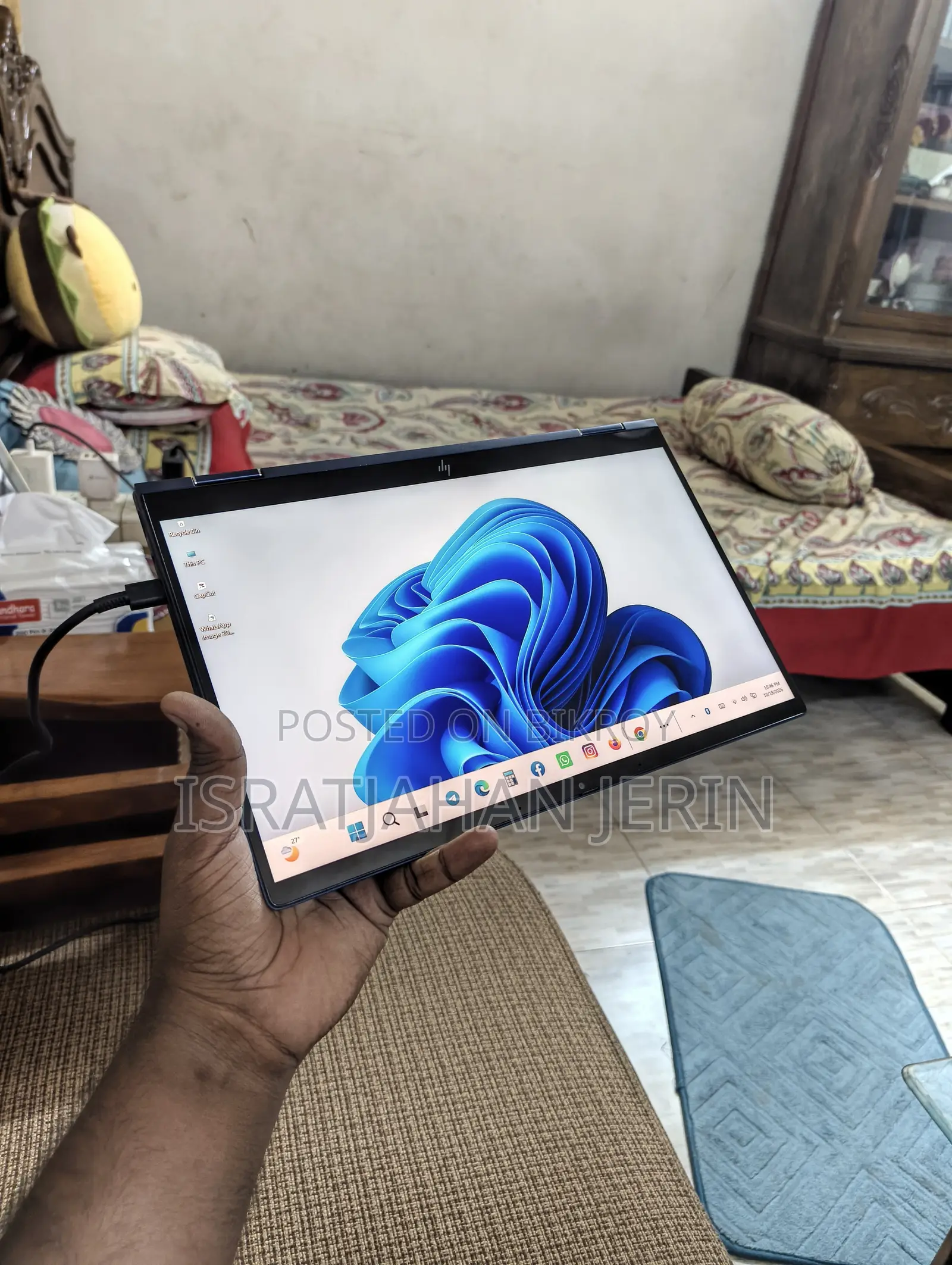 Laptop HP Elite Dragonfly x360 8th Gen 8GB Intel Core i5 SSD 256GB