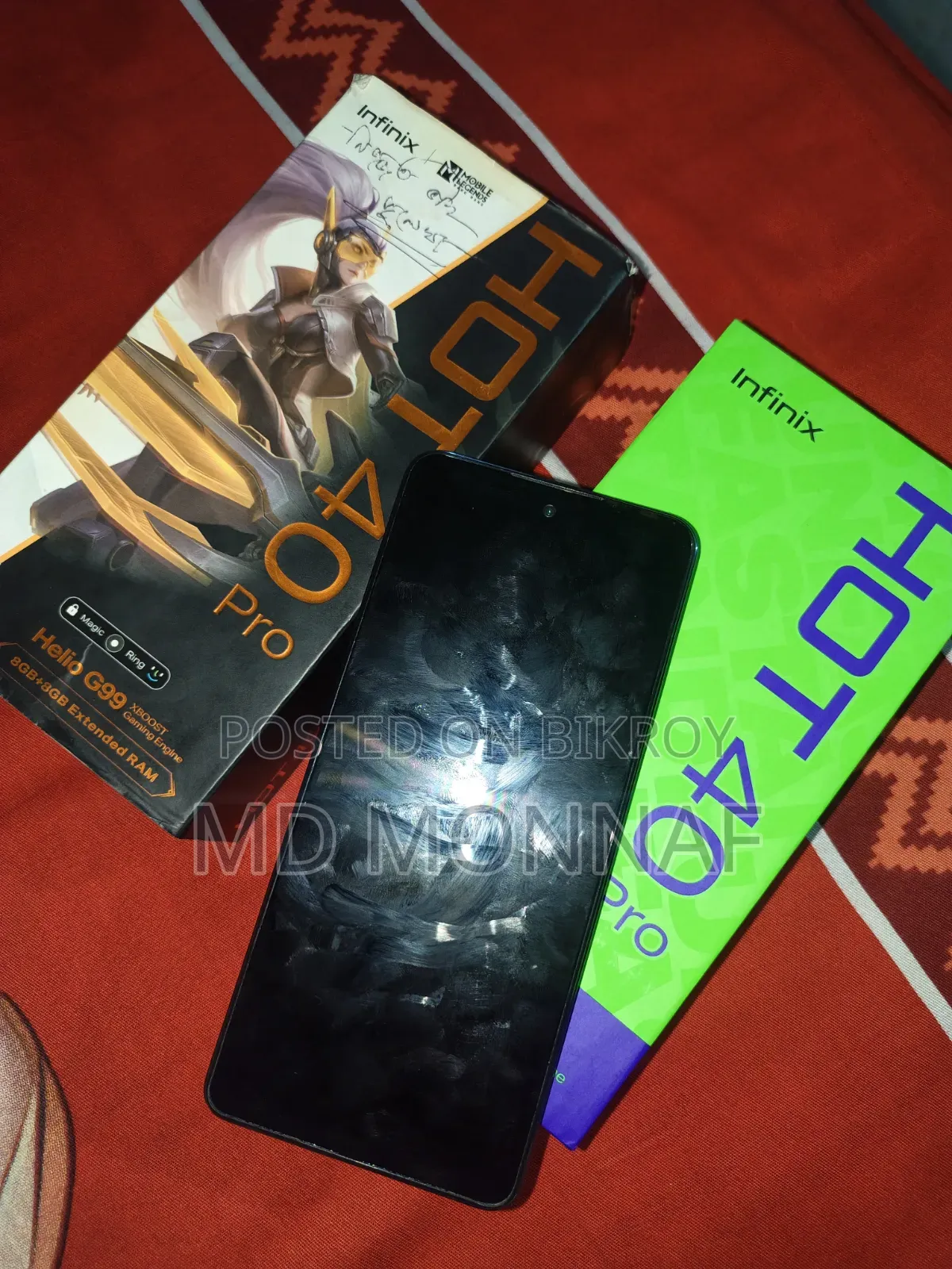 Infinix Hot 40 Pro 128 GB Black