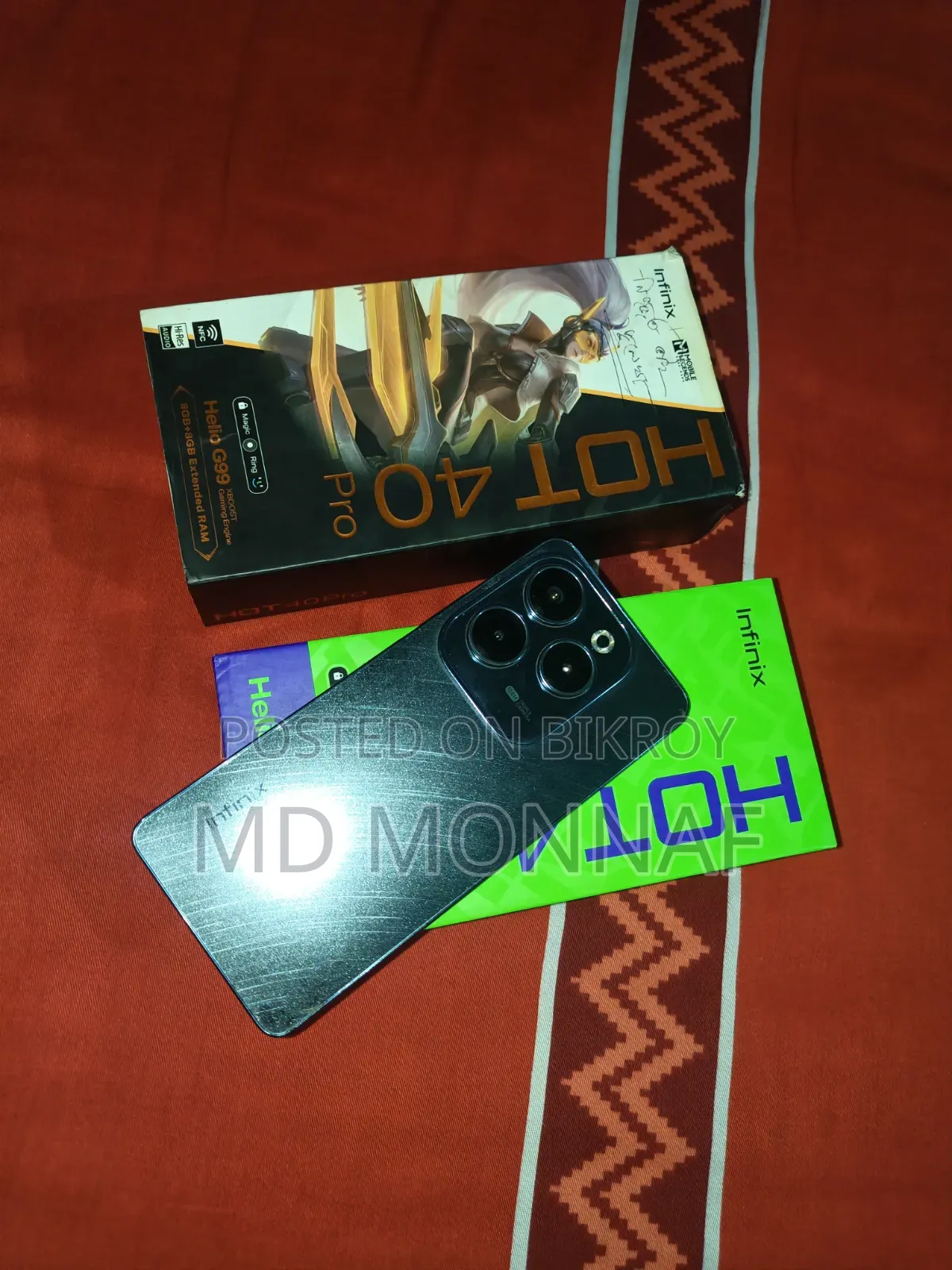 Infinix Hot 40 Pro 128 GB Black