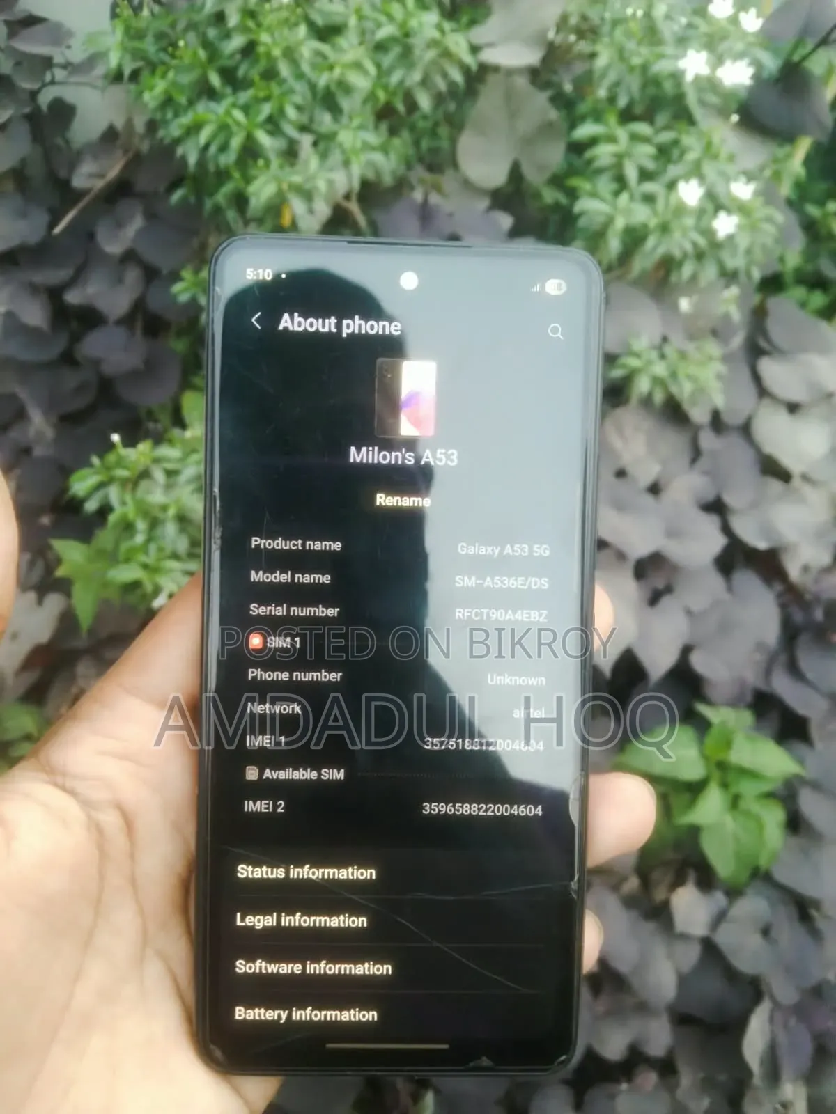 Samsung Galaxy A53 5G 128 GB Black