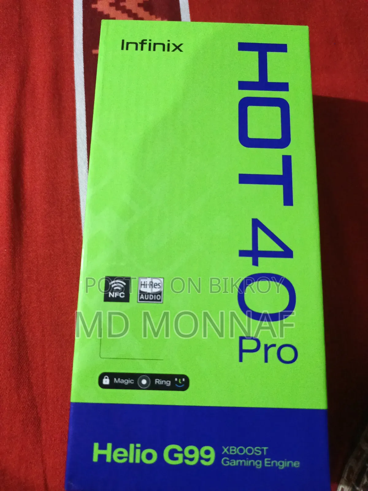 Infinix Hot 40 Pro 128 GB Black