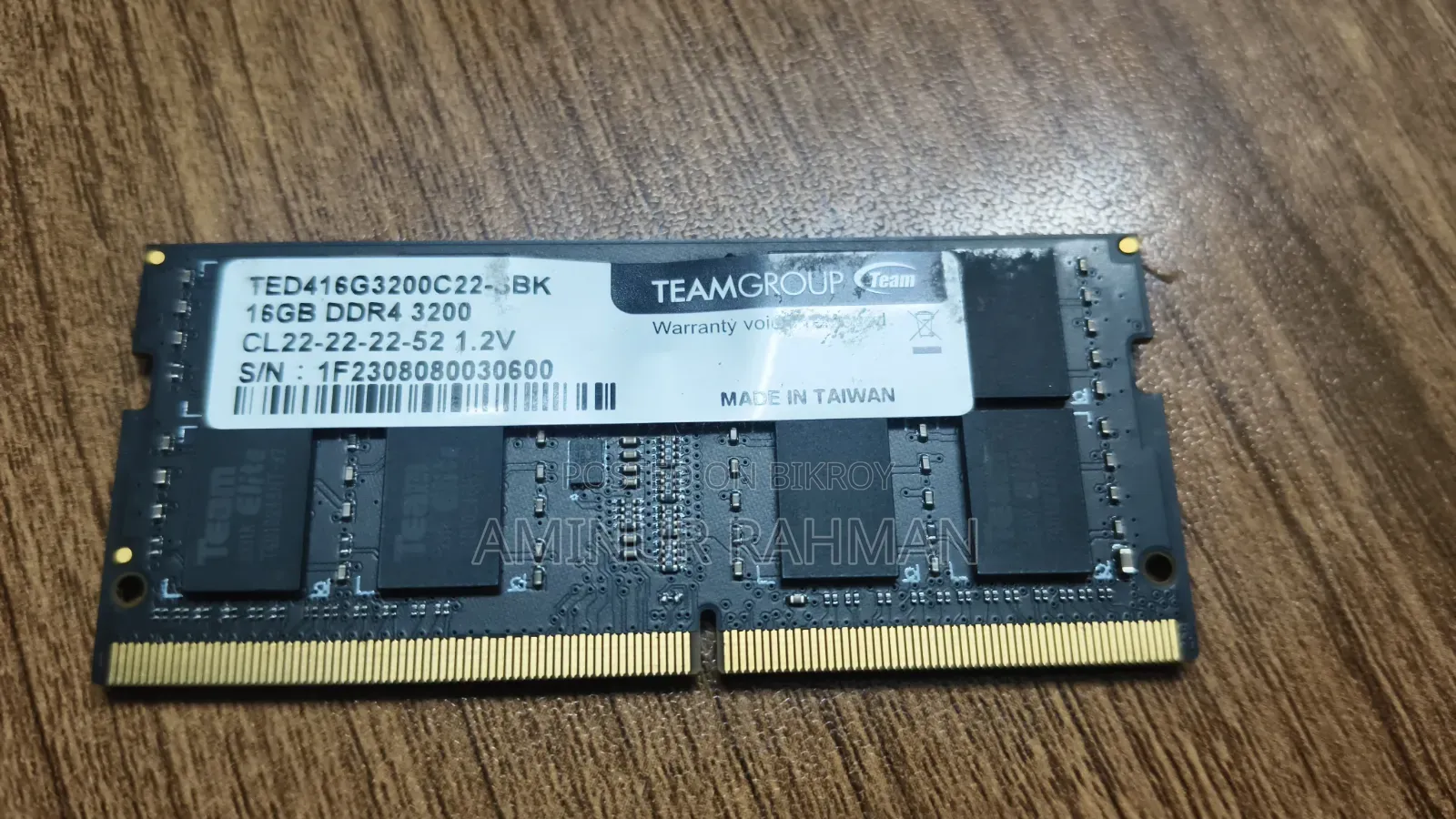 Team Elite 16GB DDR4 3200MHz Laptop RAM