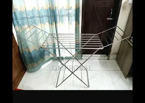 Clothes Drying Rack Foldable Stainless Steel (Space-Saving) for Sale!