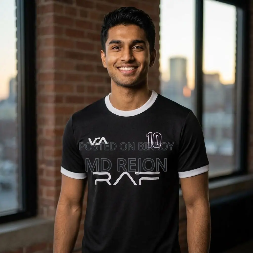 RAF Edition 10 Premium Sports Jersey - Black & White Trim
