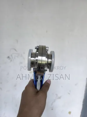 স্টেইনলেস স্টিল স্যানিটারি বাটারফ্লাই ভালভ (২ পিস উপলব্ধ)