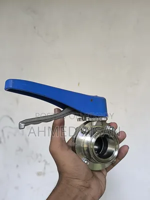 স্টেইনলেস স্টিল স্যানিটারি বাটারফ্লাই ভালভ (২ পিস উপলব্ধ)