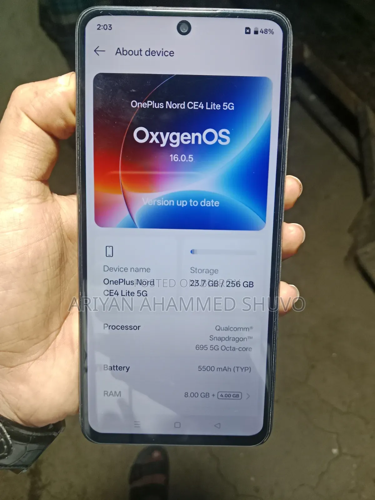 OnePlus Nord CE4 Lite 256 GB Black