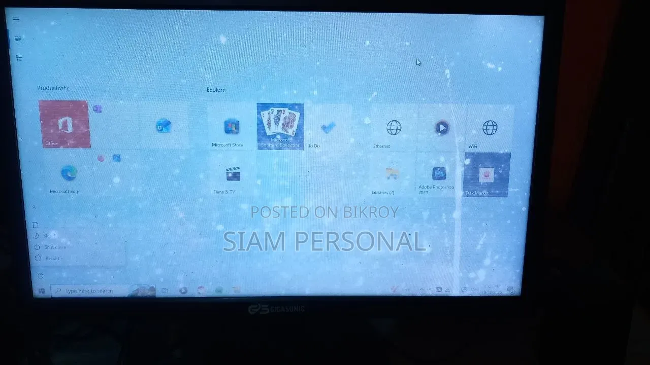 A completely good monitor will be sold