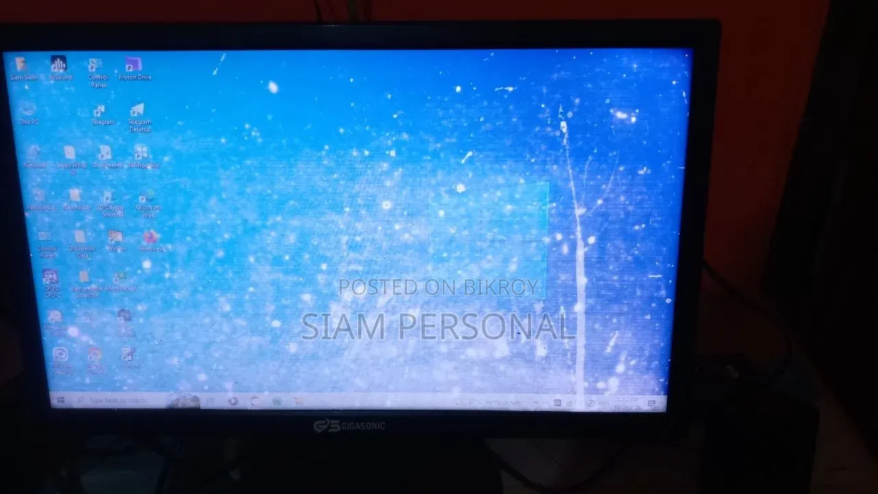 A completely good monitor will be sold
