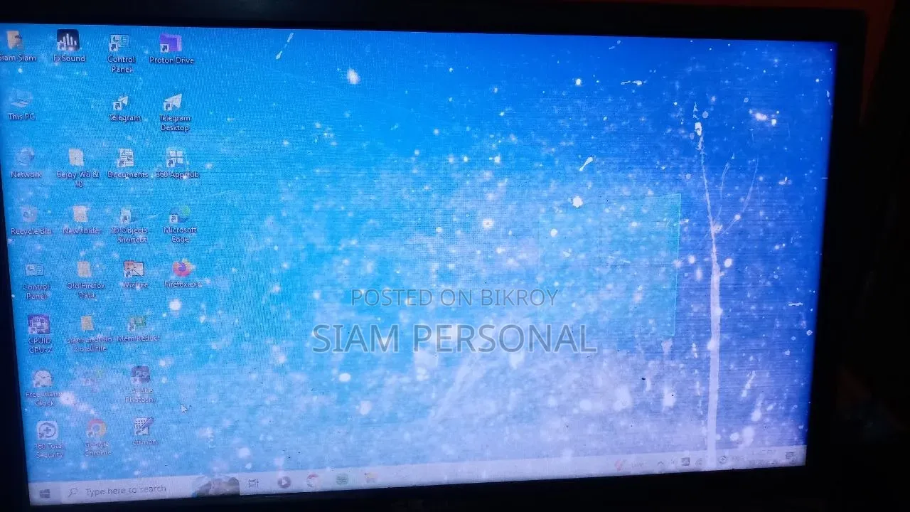 A completely good monitor will be sold