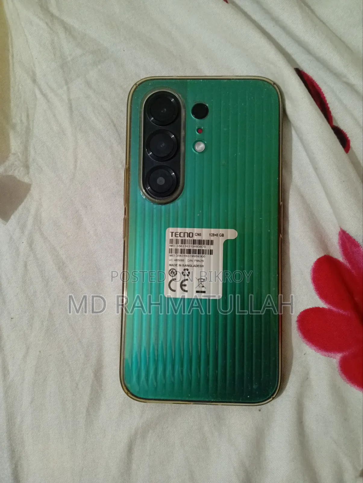Tecno Camon 50 256 GB Blue