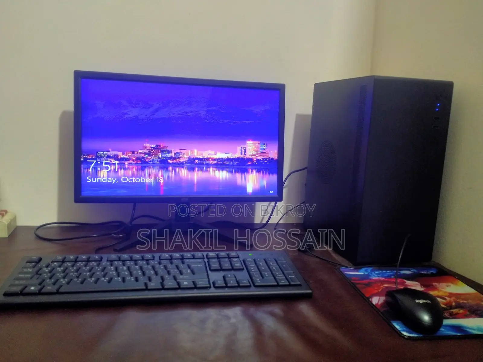 Desktop Computer 8GB Intel Core i5 SSD 256GB
