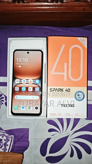 টেকনো স্পার্ক ৪০ ১২৮ জিবি সিলভার