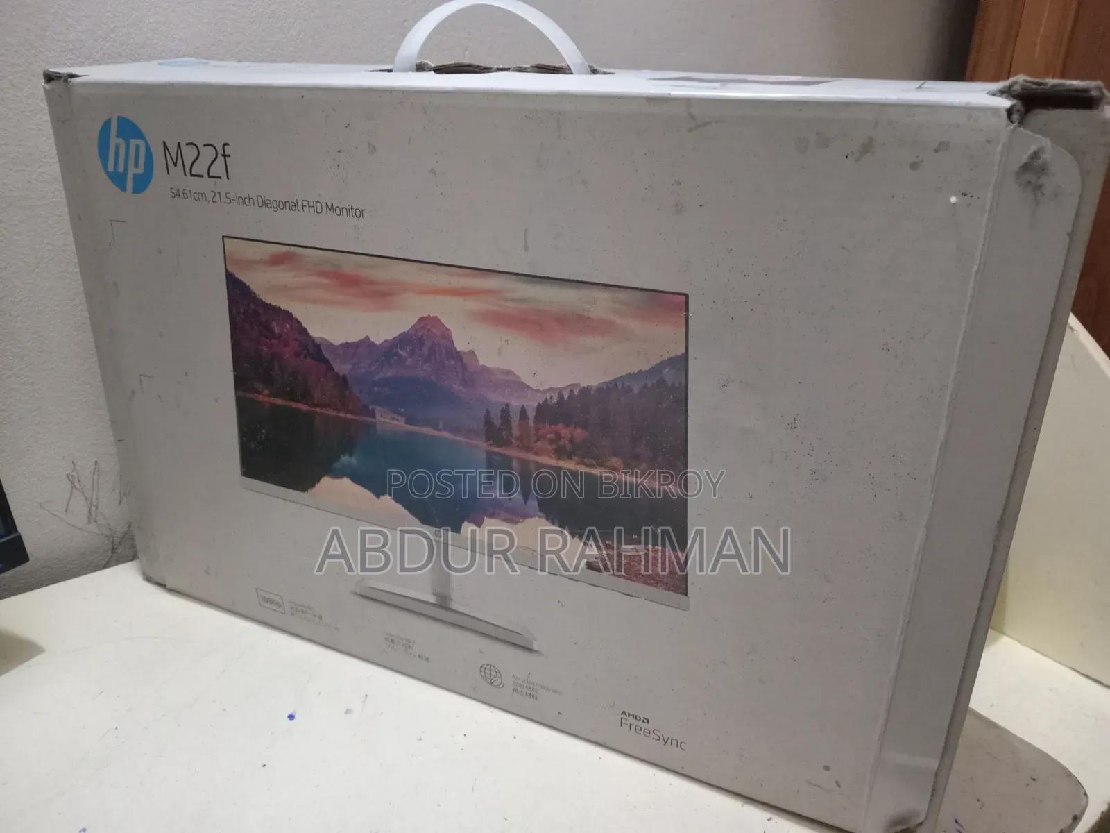 HP M22f Monitor 21.5-Inch – Damaged Panel, for Parts