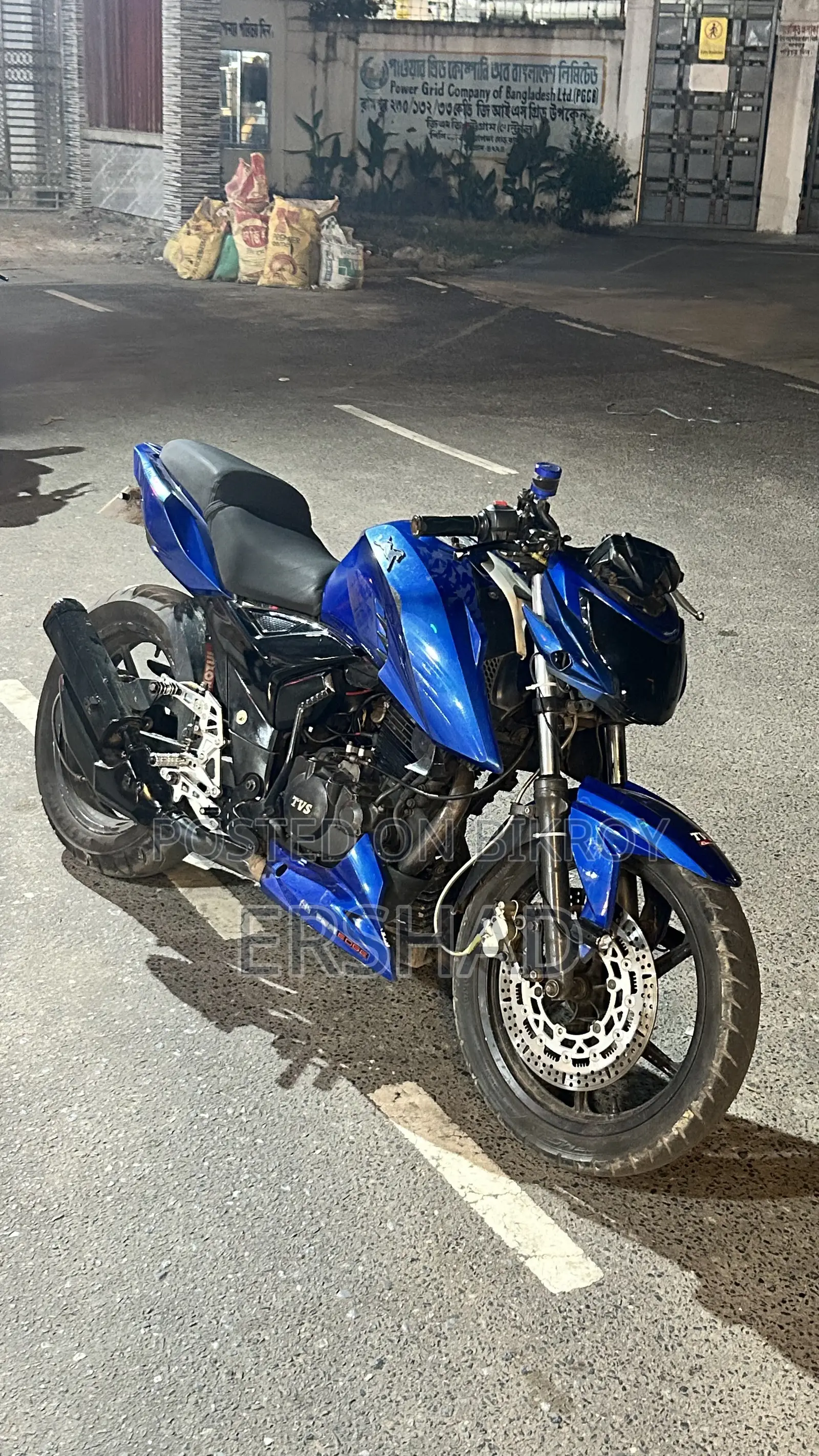 TVS Apache 160 4V 2019 Blue