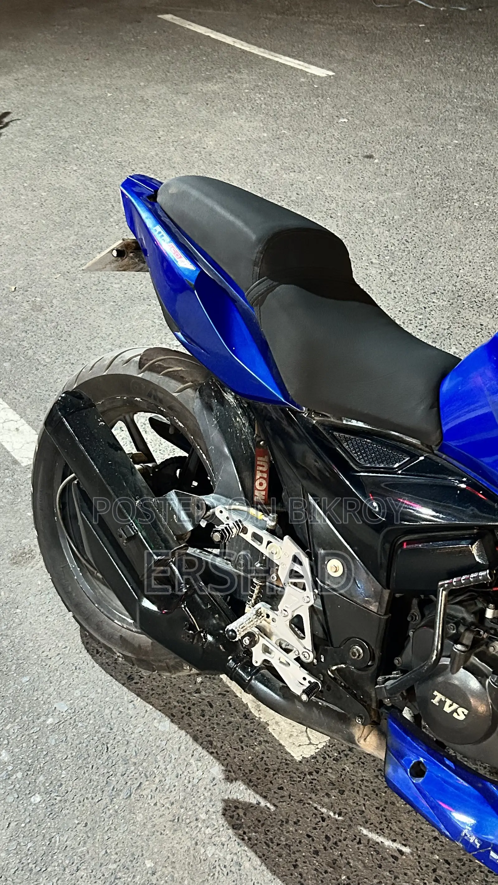 TVS Apache 160 4V 2019 Blue