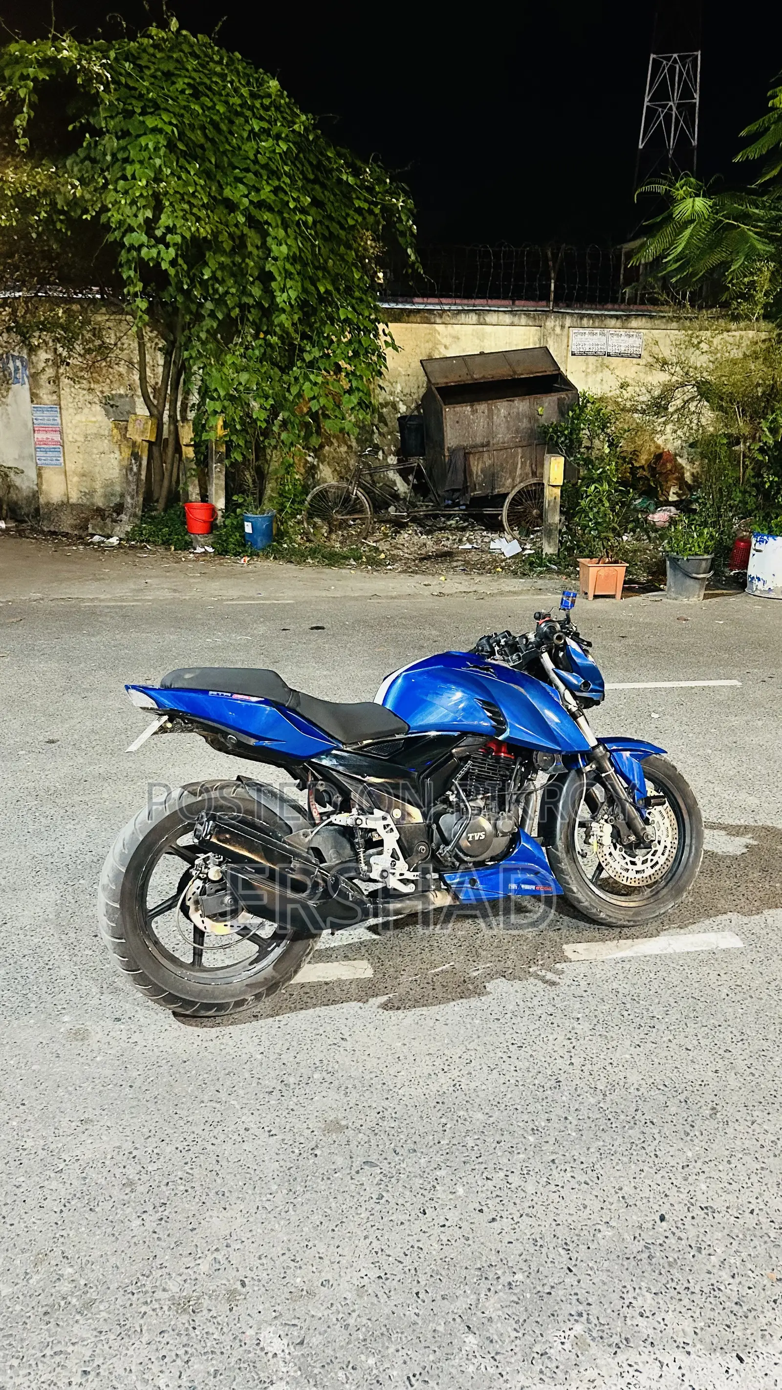 TVS Apache 160 4V 2019 Blue