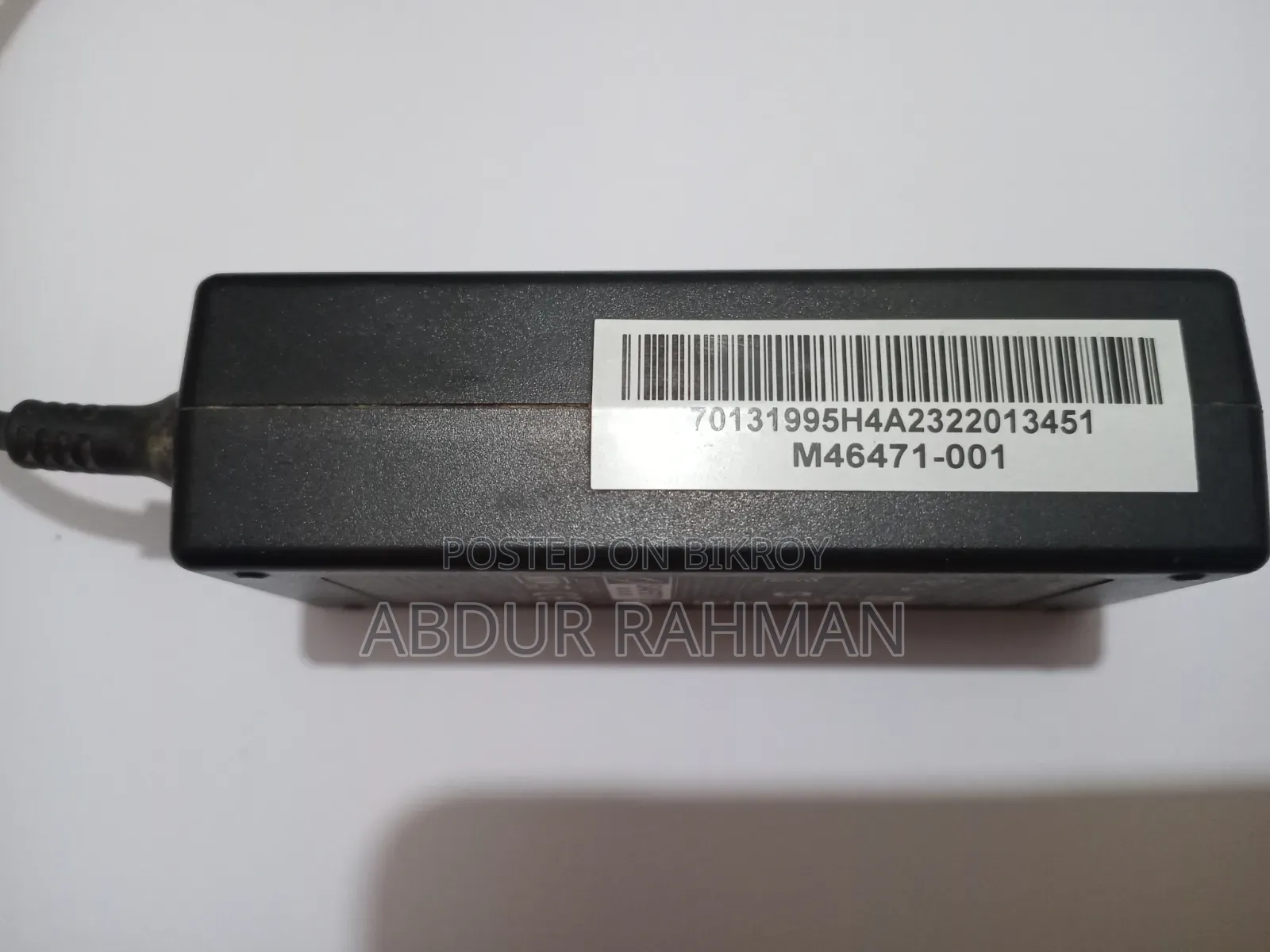 Original HP Monitor Power Adapter With Power Cable–(MV