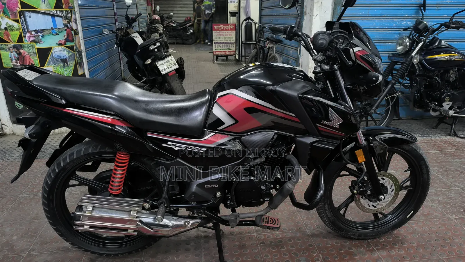 New Honda SP 125 2025 Black